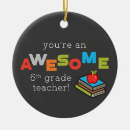 Sjätte Klass Lärarutvärderingsdagen, Fantastisk Julgransprydnad Keramik