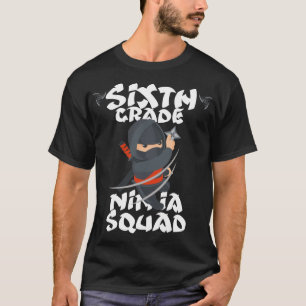 Sjätte klass ninja-pannan t shirt