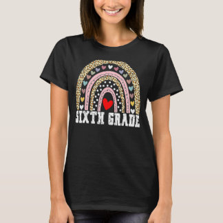 Sjätte Klass Regbow Girls Boys Teacher Team 6e Gr T Shirt