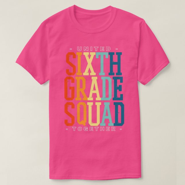 Sjätte klass t shirt (Design framsida)