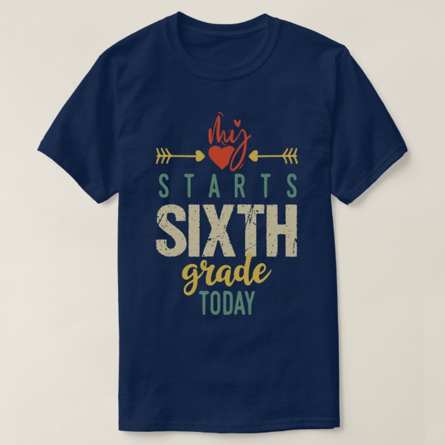 Sjätte klass t shirt (Design framsida)