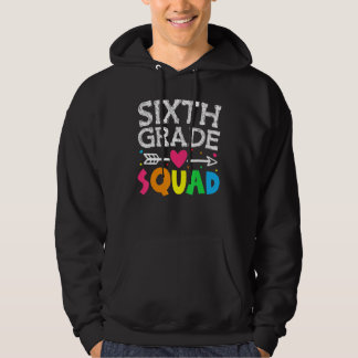 Sjätte Klass Trupp Tillbaka Till Skolan Lärare Stu Hoodie