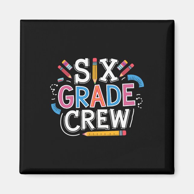 Sjätteklassens team  magnet (Framsidan)