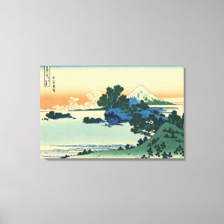 Sjejiri-stranden i Sagamiprovinsen av Hokusai Canvastryck
