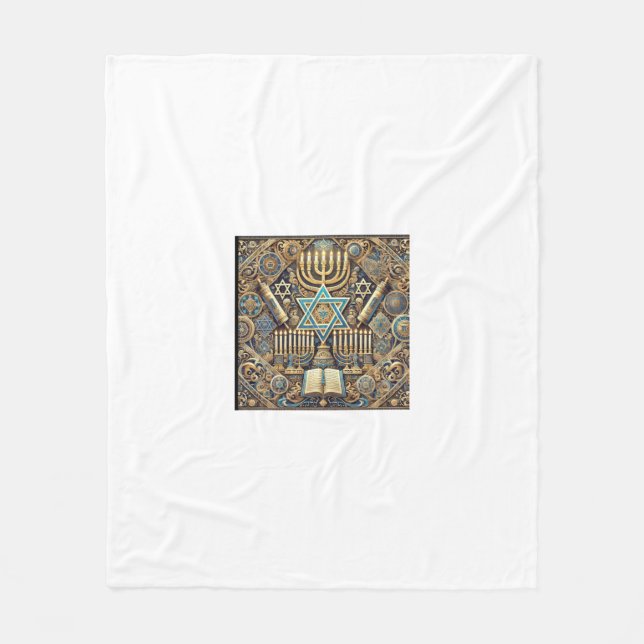 Sjejsarkast, ull och sherpafall fleecefilt (Framsidan)