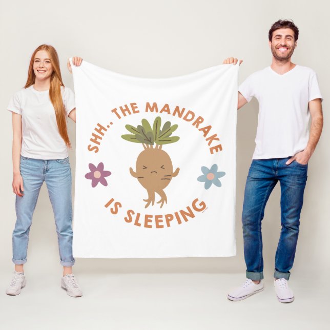 Sjh.. Mandrake sover Fleecefilt (På plats)