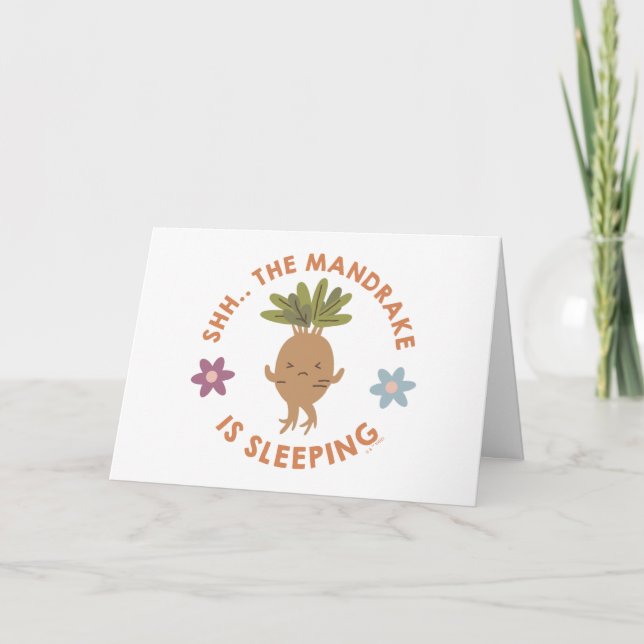 Sjh.. Mandrake sover Kort (Framsida)