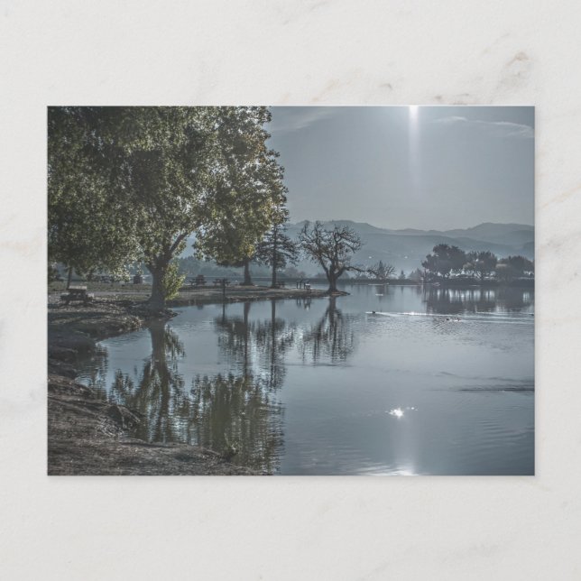 Sjö 2-vykort vykort (Framsida)