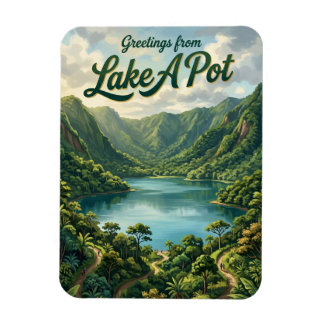 Sjö A Pot Ekvatorialguinea Magnet