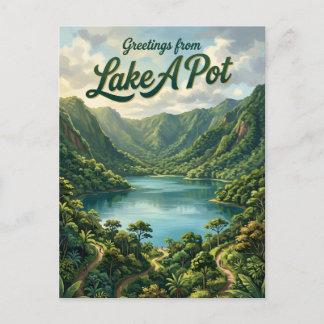 Sjö A Pot Ekvatorialguinea Vykort
