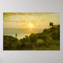 Sjö Albano - George Inness Fine Art Poster