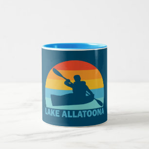Sjö Allatoona Georgia Kayak Två-Tonad Mugg