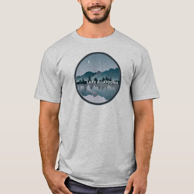 Sjö Allatoona Georgia Reflection T Shirt (Framsida)