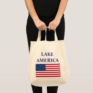 Sjö Amerika Patriotisk USA-flagga Tygkasse