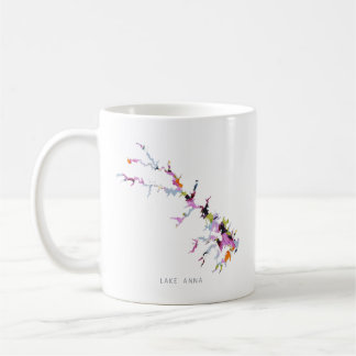 Sjö Anna Silhouette Karta Coffee Mugg