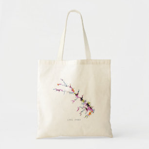 Sjö Anna Silhouette Karta Tote Bag Tygkasse
