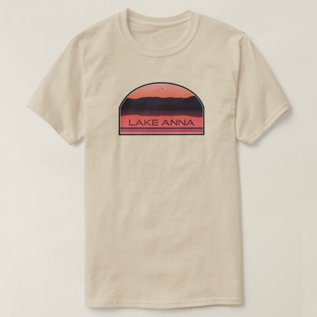 Sjö Anna Virginia Red Sunrise T Shirt (Design framsida)