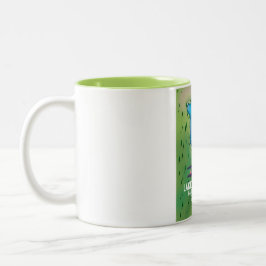 Sjö Annecy,Haute-Savoie,frankrike Två-Tonad Mugg