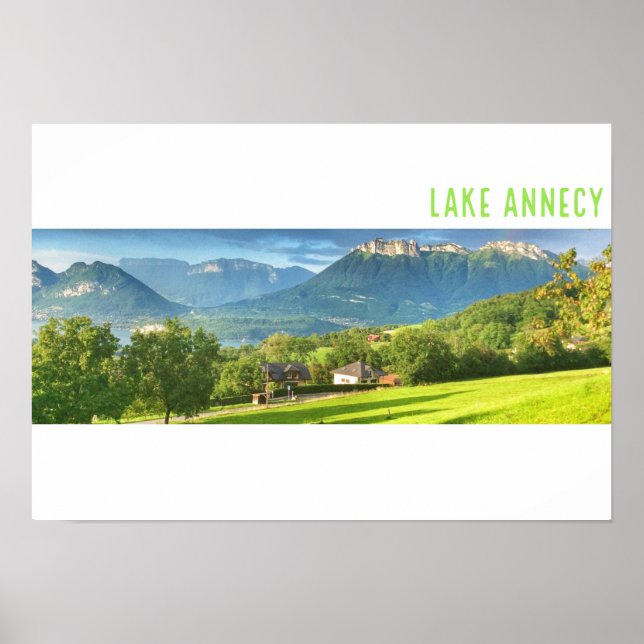 Sjö Annecy Poster (Framsidan)