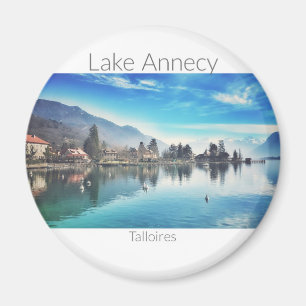 Sjö Annecy - Talloires, Haute-Savoie rundamagnet Magnet