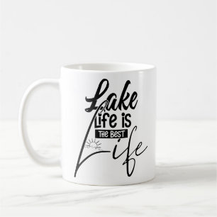 Sjö är det bästa livet kaffemugg