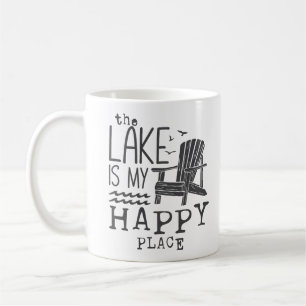 Sjö är min Lycklig Ställe Kaffemugg