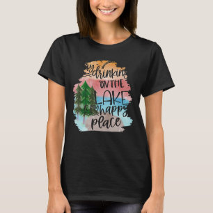 Sjö är min Vacation Sommar Life Lycklig-Ställe S T Shirt