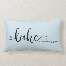 sjö är vår ställe lycklig lumbarkudde