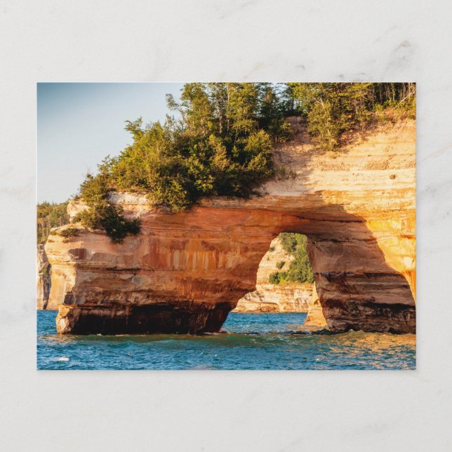 Sjö Arch, PIctured Sten National Lakeshore, MI Vykort (Framsida)