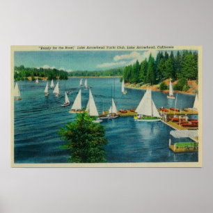Sjö Arrowhad, CA Yacht Klubb Tävla Poster