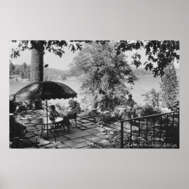 Sjö Arrowhad, California Lodge View & Terrace Poster (Framsidan)