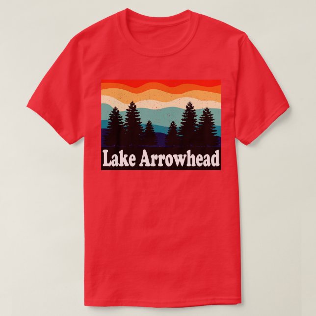 Sjö Arrowhad California Retro T Shirt (Design framsida)