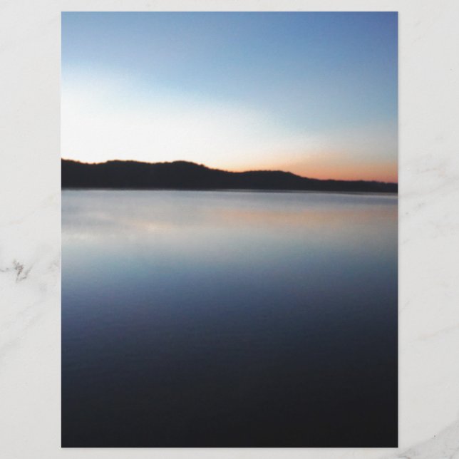 Sjö Arrowhad sunset (Framsida)