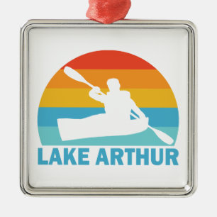 Sjö Arthur Pennsylvania Kayak Julgransprydnad Metall