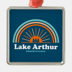 Sjö Arthur Pennsylvania Rainbow Julgransprydnad Metall