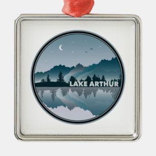 Sjö Arthur Pennsylvania Reflection Julgransprydnad Metall