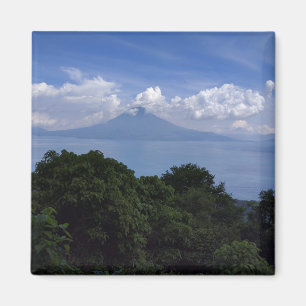 Sjö Atitlan Vulkaners Photo Magnet