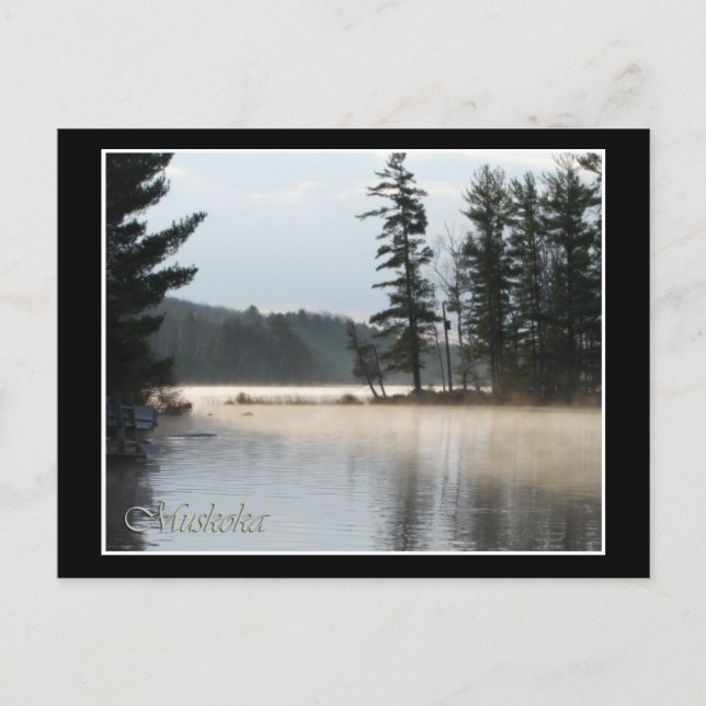 Sjö av dimma vykort (Framsida)