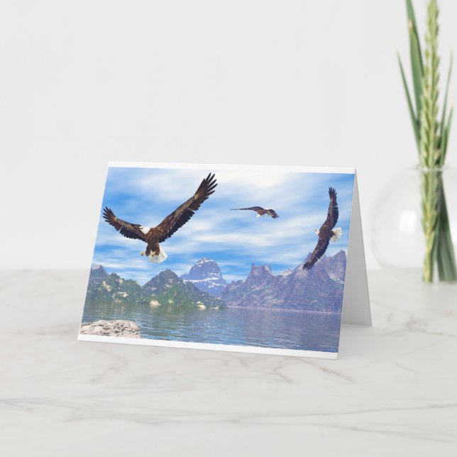 Sjö av örnarna kort (Framsida)