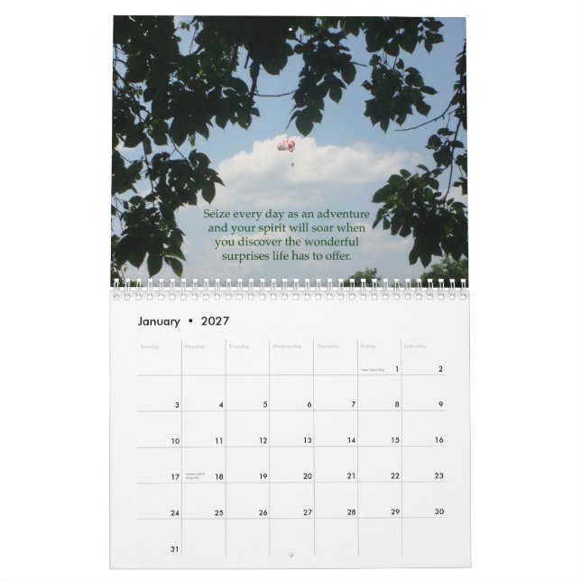 Sjö av Ozarksen 2012 Kalender (Jan 2027)