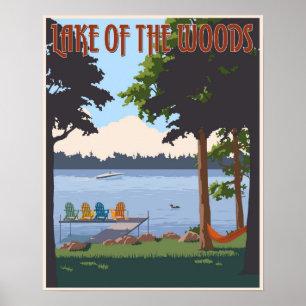 Sjö av skogen poster