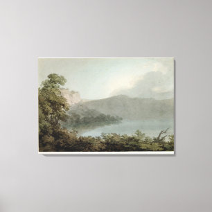 Sjö av Vico mellan Rome och Florence, 1783 (grap Canvastryck