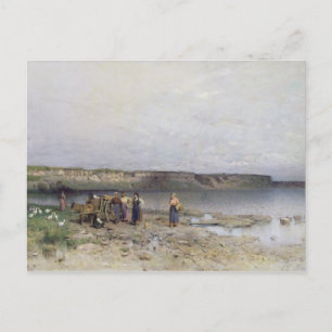 Sjö Balaton med Akarattyasjön, 1885 Vykort