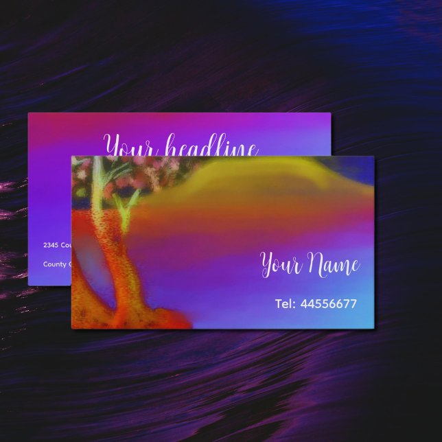 Sjö Balaton på natten Visitkort (Skapare uppladdad)