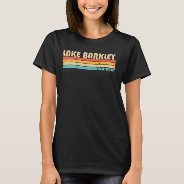 SJÖ BARKLEY KENTUCKY Funny Fishing Camping (Sommar T Shirt (Framsida)