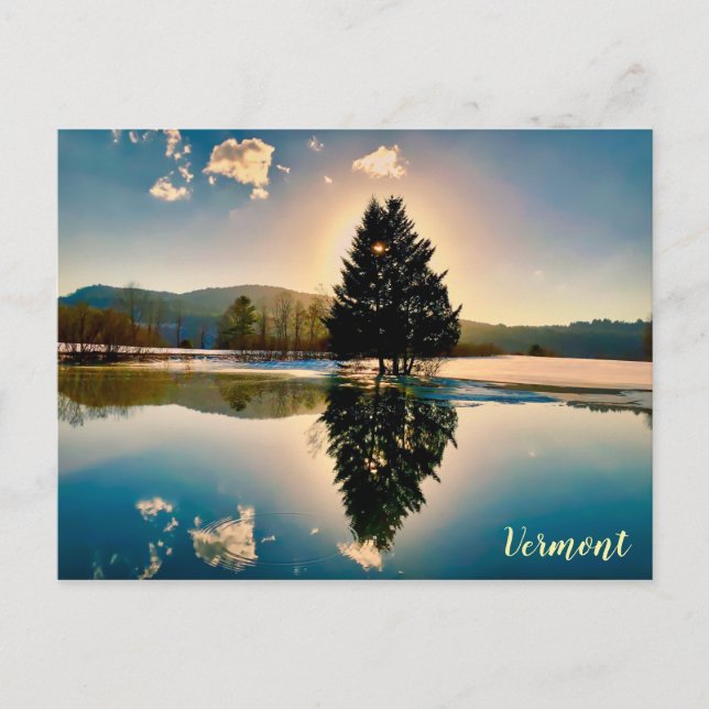 Sjö Barleywine, Vermont Vykort (Framsida)