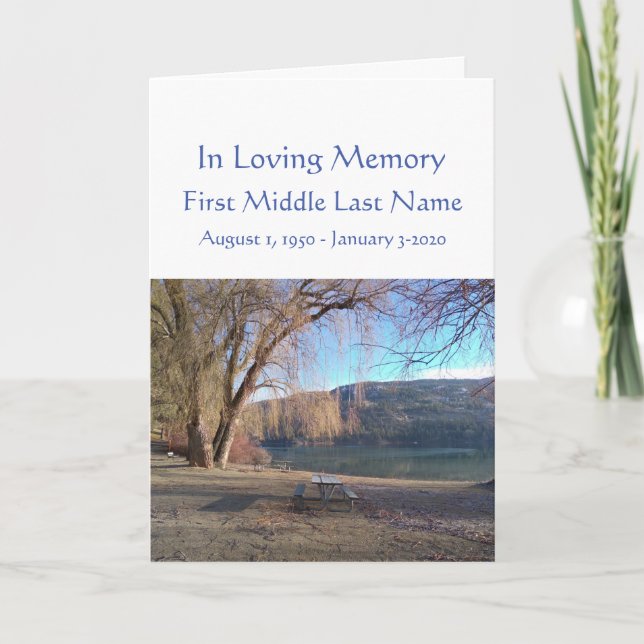 Sjö Beach för skönlitterära-programmet Program (Framsida)