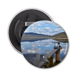 Sjö Bellfield Clouds på stilla Vatten Flasköppnare