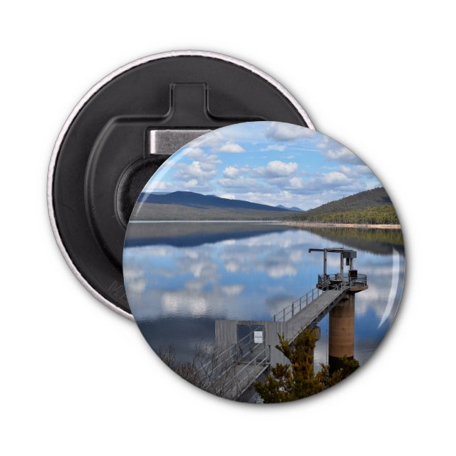 Sjö Bellfield Clouds på stilla Vatten Flasköppnare (Framsidan)