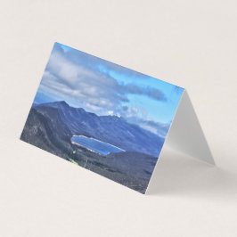 Sjö Bellfield från Boroka Lookout Greeting Card Kort